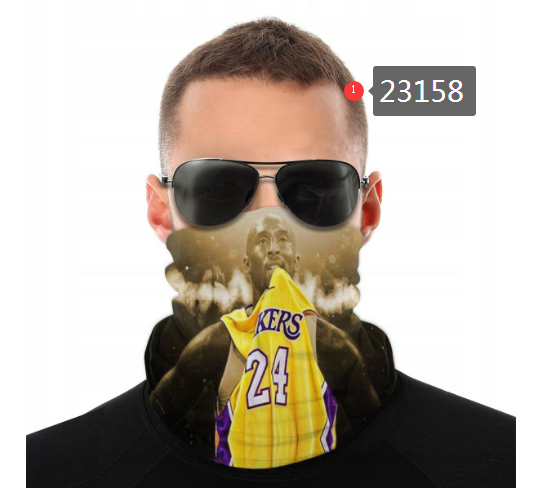 NBA 2021 Los Angeles Lakers #24 kobe bryant 23158 Dust mask with filter->nba dust mask->Sports Accessory